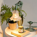 Melt Table Lamp Fireless Scented Flower  Elegant Night Light