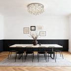Unique Crystal Chandeliers French Eye-Caring Creative Ceiling Light