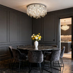 Unique Crystal Chandeliers French Eye-Caring Creative Ceiling Light