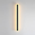 Outdoor Linear Wall Light Stylish Contemporary Waterproof Solar Lamp
