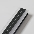 Outdoor Linear Wall Light Stylish Contemporary Waterproof Solar Lamp