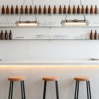 Industrial Pendant Lights Glass Shade Single-Head Retro Creative Light