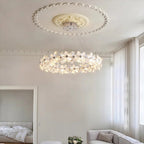 Dining Room Crystal Chandelier  French Flower Art Chandelier