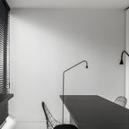 Black and Gold Floor Lamps LED Minimalist Reading Lamps