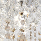 Unique Crystal Chandeliers French Eye-Caring Creative Ceiling Light