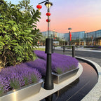Lawn Pole Light Outdoor Waterproof Black Bollard Light