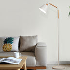 Metallic Floor Lamp Modern Adjustable Standing Lamp