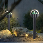 Modern Pathway Lights Frosted Globe Garden Waterproof Light