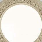 Retro Flush Mount Light Carved Resin Elegant Acrylic Ceiling Light