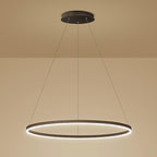 16'' Simple Circle Single Pendant Light Acrylic Pendant Lighting