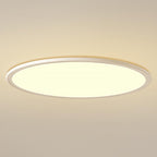 16'' Modern LED Ultrathin White Black Flush Mount Lights Circle Ceiling Lights