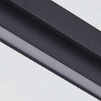 Long LED Linear Lights Black Aluminum Flush Mount light