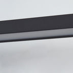 Modern Linear Farmhouse Black Chandelier