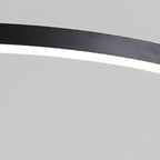 Simple Linear Modern Chandeliers Adjustable Angle Spotlight Circle Chandelier