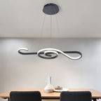 Unique Large Chandeliers Dimmable LED Simple Note Ceiling Light