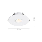 4-PCS Accent Spotlight Ultra-Thin Recessed Minimalist Anti-Glare Light