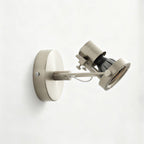Industrial Wall Lights Silver Die-Cast Aluminum Metal Lamp