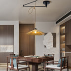 Adjustable Pendant Light Fixtures Dimmable Swing Arm Light