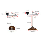 Adjustable Pendant Light Fixtures Dimmable Swing Arm Light