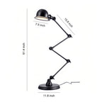 Reading Floor Lamps for Living Room Industrial Task Standing Lamp