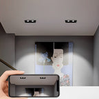 Ceiling Twin Light Rectangular Adjustable Recessed Spotlight