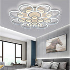 Ring Display Metal Geometric Style Design Flush Mount Lighting LED Ceiling Lights