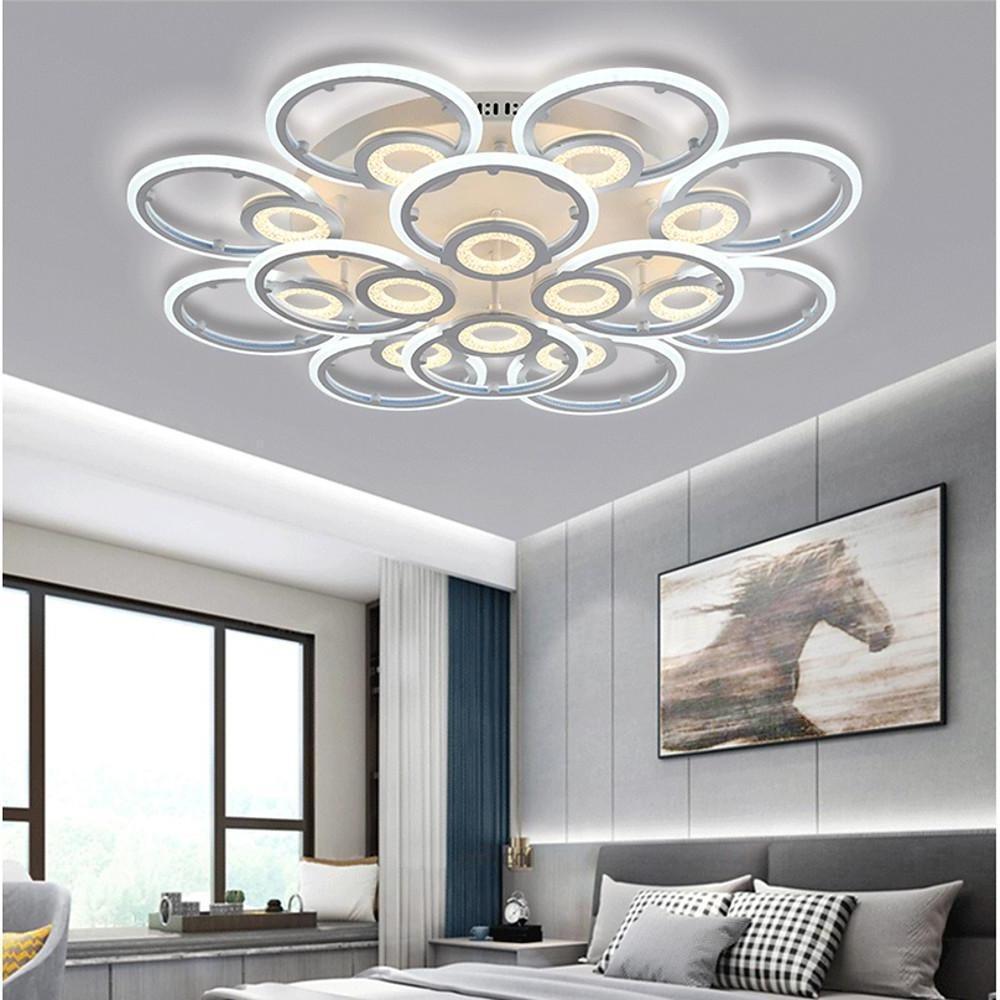Ring Display Metal Geometric Style Design Flush Mount Lighting LED Ceiling Lights