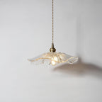 Flower Shape Glass Electroplated LED Nordic Pendant Lighting Ceiling Lights
