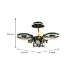 Airplane Ceiling Fan With Light Children LED Ceiling Fan Light