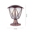 Aluminum Pillar Light European Style LED Garden Decorative Pole Lamp
