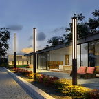 Tall Garden Bollard Light Minimalist Modern Waterproof LED Light