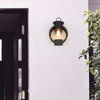 American Outdoor Sconce Raindrop Glass LED Wall Light