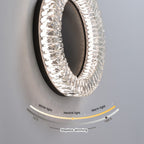 Black Ceiling Flush Mount Light Italian LED Round Eye-Protecting Lamp