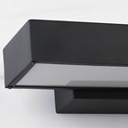 [Open-Box]Outdoor Motion Sensor Black Rectangle Wall Light