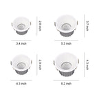 Anti Glare Downlights Aluminum for Home Waterproof Recessed LED Light