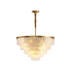 Modern Forms Chandelier Minimalist Full-Copper Luxury Ceiling Light
