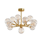 Modern Glass Globe Chandelier Full Sky Star Ceiling Light