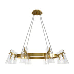 Unique Modern Chandeliers Simple Copper Ceiling Light