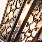Antique Outdoor Wall Sconces Waterproof European Lamp