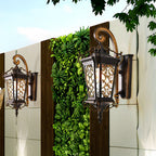 Antique Outdoor Wall Sconces Waterproof European Lamp