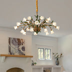 Vintage Floral Chandelier Vintage Rustic Branch Ceiling Light