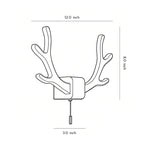 Antler Wall Sconce Light Modern Creativity Iron LED Lamp