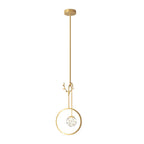 Antlers Decor Rings 3 Step Dimming Dimmable LED Modern Pendant Lights