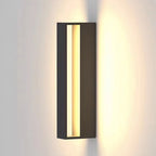 Black Sconces Outdoor Modern Waterproof Metal Light
