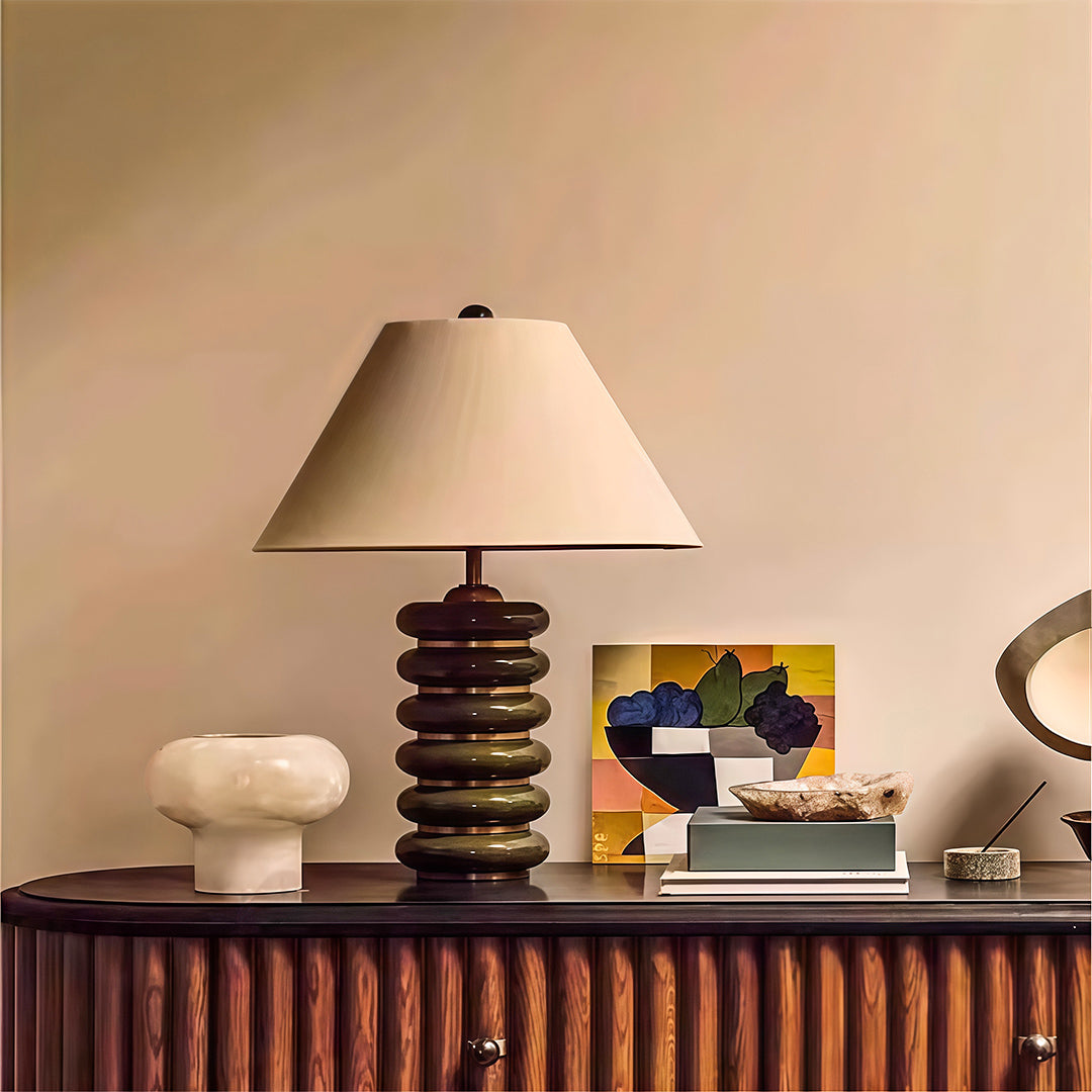 Cloth Table Lamp American Retro Creative Decorative Lamp