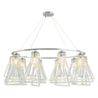Contemporary Crystal Chandelier Minimalist Ceiling Light