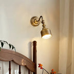 LED Wall Light Lamp American Retro Solid Brass Lamp
