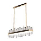 Modern LED Lighting Chandelier Crackled Glass Ceiling Light