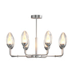 Modern Minimalist Chandelier Full Copper Luxury Ceiling Light