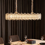 Nordic Chandelier Luxury Carbon Steel Crystal Ceiling Light